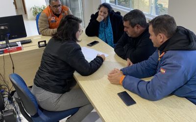 Defesa Civil de Porto Belo apresenta projeto de contenção para área ao lado da Escola Francisco José Marques, no Araçá