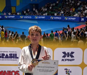 Atleta de Itapema conquista ouro no Sul-Brasileiro de Taekwondo