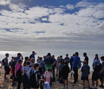 Escolas de Surf promovem aula de campo e conscientização