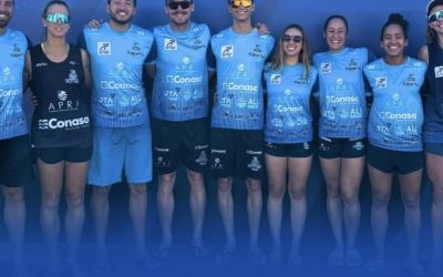 Atletas de Itapema disputam etapa nacional de vôlei de praia no Rio de Janeiro