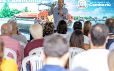 Governador autoriza convênio para obras na Estrada Geral do Morro do Encano entre Camboriú e Itapema