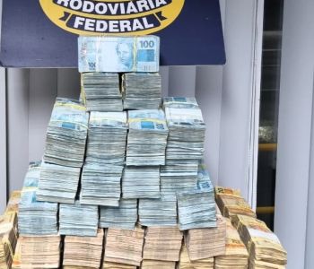 PRF apreende R$ 2 milhões em espécie escondidos em carro na BR-101