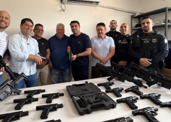 Guarda Municipal de Itapema recebe novos armamentos e avança no fortalecimento da segurança pública