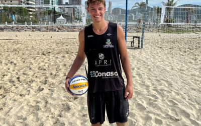 Atleta de vôlei de praia de Itapema é convocado para Seleção Sub-19
