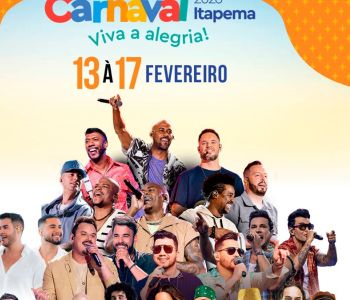 Itapema prepara mega Carnaval com shows nacionais gratuitos na Meia Praia