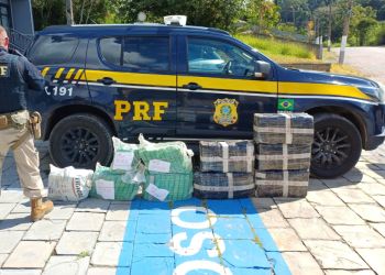 PRF apreende mais de 160 quilos de maconha no Alto Vale do Itajaí