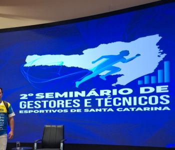 PEDALA ITAPEMA MARCA PRESENÇA EM SEMINÁRIO ESTADUAL SOBRE GESTÃO E DESENVOLVIMENTO DO ESPORTE