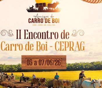 Município recordista brasileiro no desfile de carros de boi recebe  2º Encontro de Carro de Boi da CEPRAG