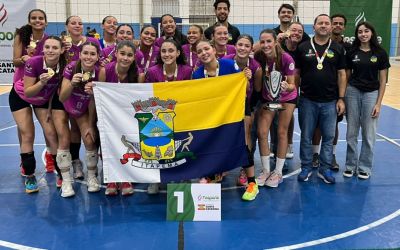 Vôlei de Itapema brilha nos Joguinhos