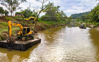 Pela primeira vez na história, SC investe mais de R$ 227 milhões na limpeza de mais de 350 km de rios​​​​​​​​​​​​​​​​