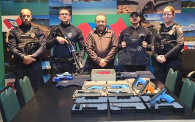 Guarda Municipal de Porto Belo recebe novos equipamentos de proteção e treinamento